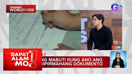Autograph mula sa inyong idolo, maaari nga bang gamitin sa legal documents? | Dapat Alam Mo!