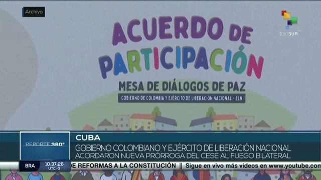 Reporte 360º 06-02: Gobierno de Colombia y ELN prorrogan cese al fuego bilateral