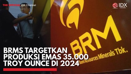BRMS Targetkan Produksi Emas 35.000 Troy Ounce di 2024