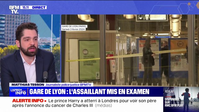 Attaque au couteau de la gare de Lyon: l'assaillant mis en examen pour tentatives d'assassinats aggravées