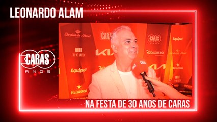 Leonardo Alam fala de sua relação com a CARAS