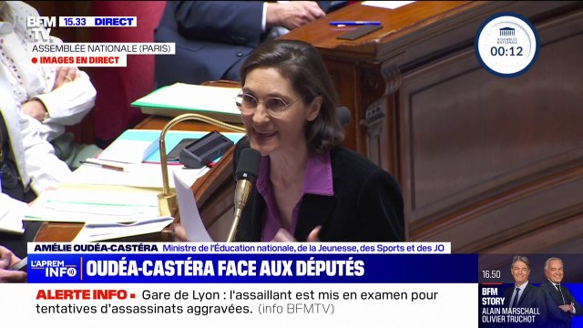 Enseignement privée: Amélie Oudéa-Castéra dit vouloir faire réussir tous les élèves de notre pays, toutes les écoles de notre pays