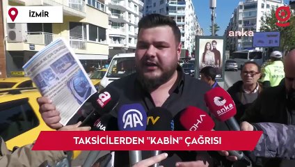 İzmir'de taksicilerden "kabin" çağrısı: Ölmekten korkuyoruz