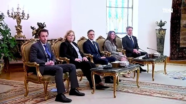 الرئيس عبد الفتاح السيسي يستقبل وزير الخارجية الأمريكي ورئيس شركة داسو الفرنسية