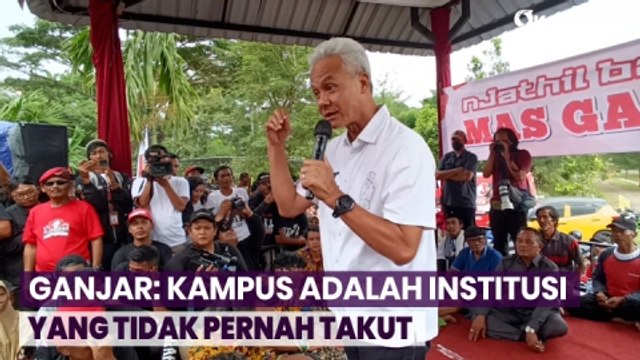 Ada Dugaan Intimidasi Kepada Rektor, Ganjar: Kampus Adalah Institusi yang Tidak Pernah Takut