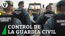 Así se saltan los agricultores los controles de la Guardia Civil y la Policía durante las protestas del sector agrícola