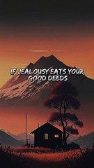  If Jealousy Eats Your Good Deeds...