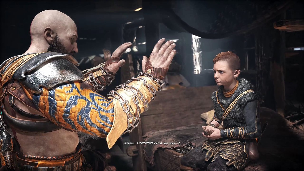 God of War Ragnarok prequel - Kratos versus Baldur - first fight