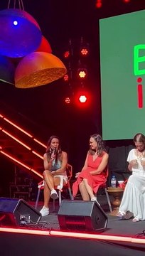 Cantora Ju Moraes enaltece a representatividade feminina no camarote expresso 2222