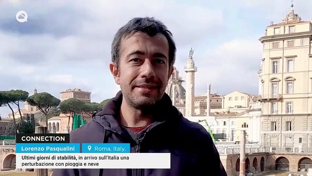 Ultimi giorni di stabilità, in arrivo sull'Italia una perturbazione con pioggia e neve