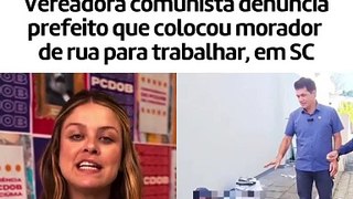 Vereadora comunista ataca prefeito de Criciúma
