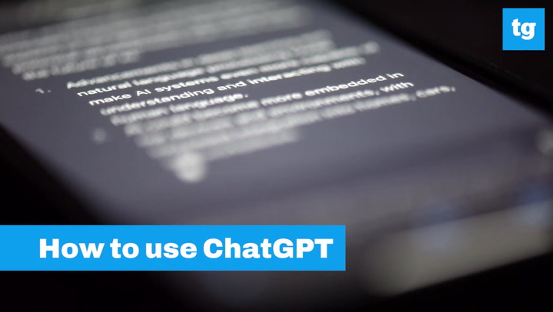 How To Use ChatGPT | Tom's Guide