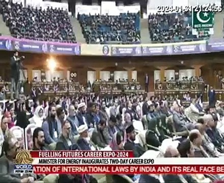 A 2 days career expo on Oil & Gas and Minerals was inaugurated by the caretaker Energy Minister and the MD of PPL.