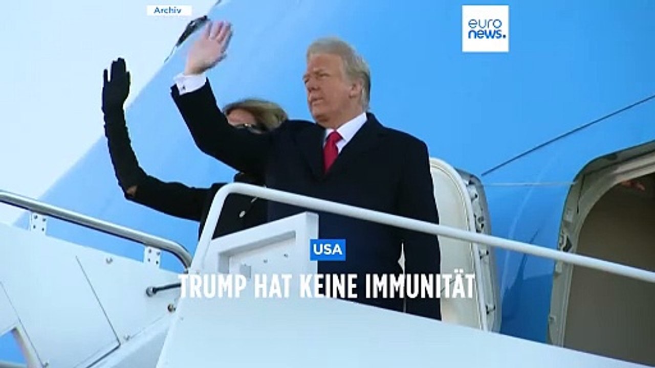 Gericht: Donald Trump ist nicht immun gegen Strafverfolgung