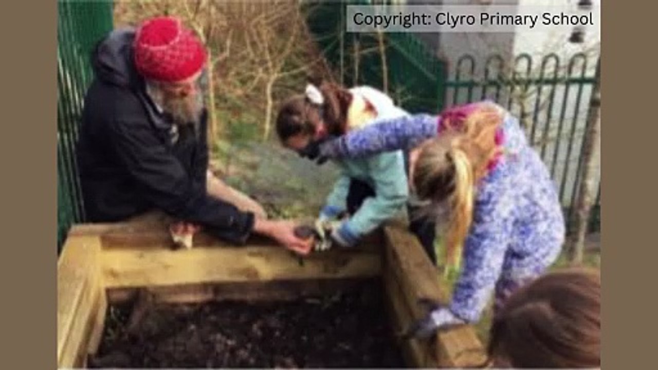 Clyro Primary School wildlife redevelopment