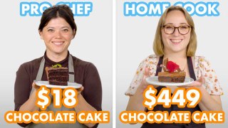 $449 vs $18 Chocolate Cake: Pro Chef & Home Cook Swap Ingredients