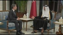 Blinken a Doha incontra l'emiro del Qatar Tamim bin Hamad Al-Thani
