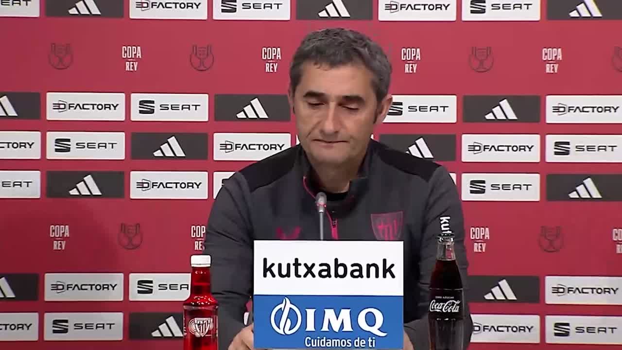 Rueda de prensa de Valverde en la previa de la semifinal de Copa frente al Atlético de Madrid