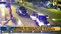 Callao: hombre reconoce carro de delincuentes en 'carwash' y recupera su camioneta