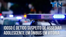 Idoso é detido suspeito de assediar adolescente em ônibus em Vitória
