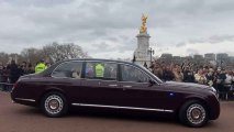 Carlos III llega a Buckingham Palace tras ser diagnosticado de cáncer