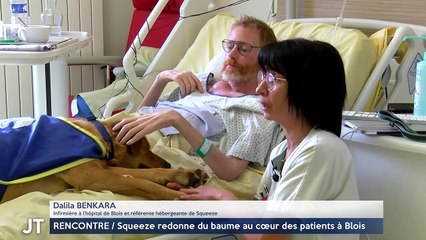 RENCONTRE / Squeeze redonne du baume au coeur des patients à Blois