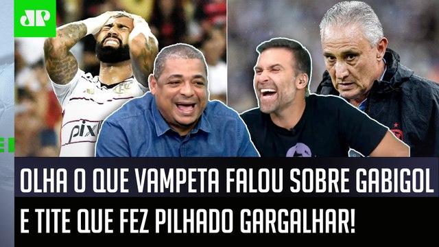 MEU DEUS! SABE o que o Tite DEVE TER FEITO quando Gabigol PERDEU PÊNALTI no Flamengo? Vampeta ZOA!