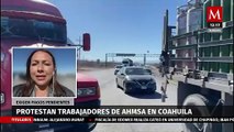 Trabajadores de AHMSA exigen pagos atrasados en Coahuila
