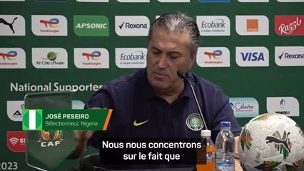 Nigeria - Peseiro sur le statut de favori : “C’est pour les médias ça”
