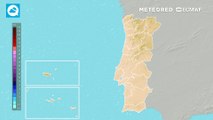 Chuva abundante, vento forte, trovoadas e agitação marítima, efeitos da Depressão Karlotta em Portugal continental