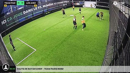 Faute de Rayan CHRIF - TEAM PARIS NORD