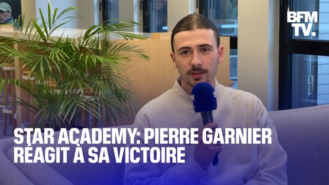 C'est vrai que je suis encore dans un rêve : Pierre Garnier, gagnant de la Star Academy réagit à sa victoire