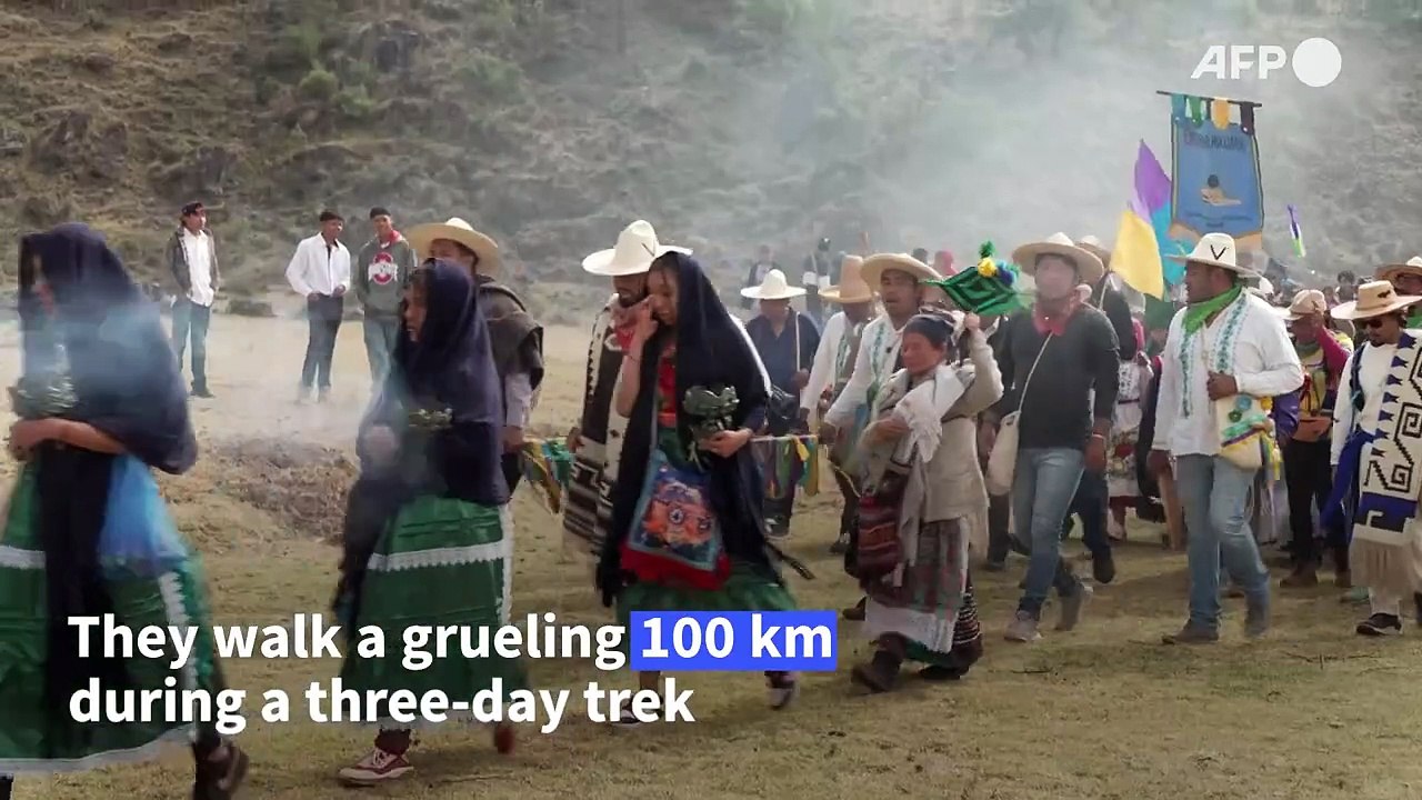 Mexican Indigenous community revives customs with ancient fire ritual