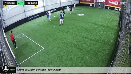Faute de JASON GOREEBA - 100 CARDIO
