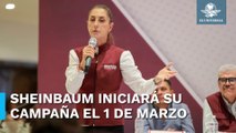 Claudia Sheinbaum arrancará su campaña en el Zócalo de la Ciudad de México