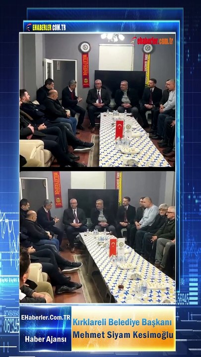 Kırklareli Belediye Başkanı Kesimoğlu: Kırklareli’mizde Yaşayan Malatyalılar Derneği’ndeyiz