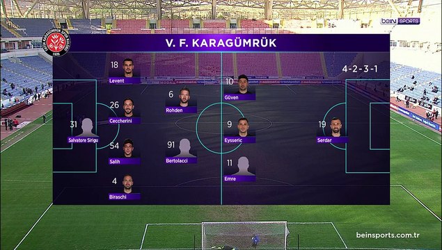 ÖZET Atakaş Hatayspor 3 1 VavaCars Fatih Karagümrük