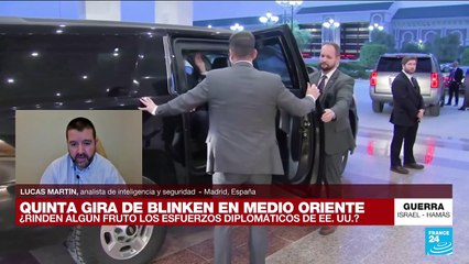 Lucas Martín: 'Blinken quiere asegurarle a Egipto que las acciones de Israel no los va a afectar'