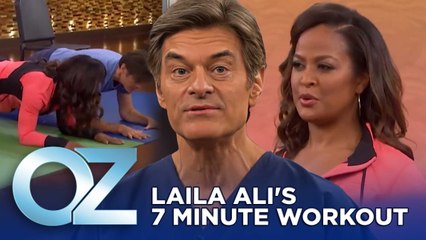 Full 7-Minute Workout with Boxer Laila Ali | Oz Fit