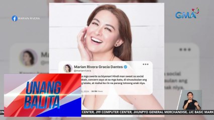 Marian Rivera, inalmahan ang manipulated social media post tungkol sa kaniya | UB