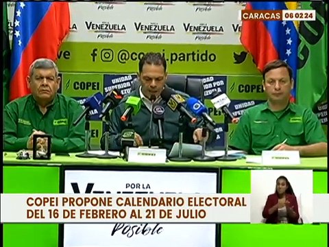 COPEI presenta su propuesta para el calendario de las próximas Elecciones Presidenciales 2024