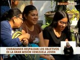Caraqueños respaldan los objetivos de la Gran Misión Venezuela Joven