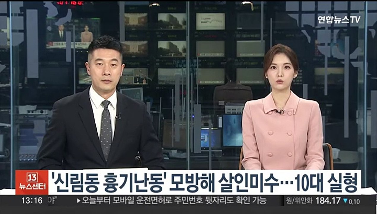 '신림동 흉기난동' 모방해 살인미수…10대 실형