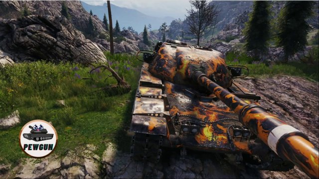 T95/FV4201 CHIEFTAIN 鋼鐵之心，毀滅之力！ | 5 kills 10k dmg | world of tanks | @pewgun77