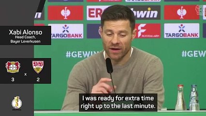 Alonso hails Leverkusen mentality after late cup triumph