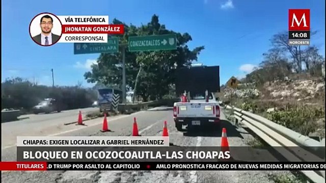 Se cumplen 24 horas del bloqueo en Ocozocoautla-Las Choapas