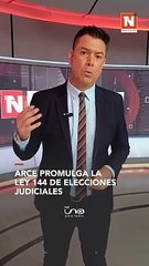 Arce promulga la ley 144 de Elecciones Judiciales