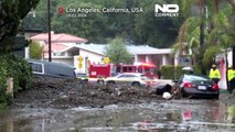 تصاویری از طوفان و سیل مرگبار در ایالت کالیفرنیا آمریکا