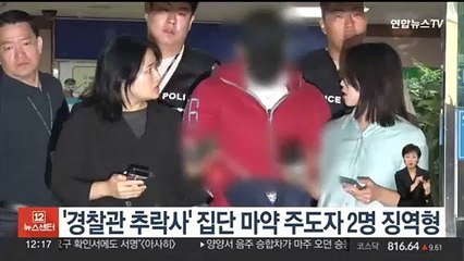 Скачать видео: '경찰관 추락사' 집단 마약 주도자 2명 징역형