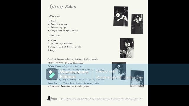 Spinning Motion – Confidence In The Future Jazz, Rock, & Country, Fusion, Jazz-Rock, Folk, Prog Rock